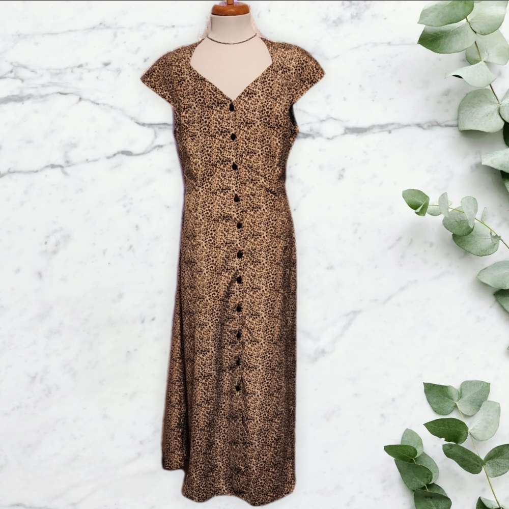 JBS Cheetah Print Max Dress